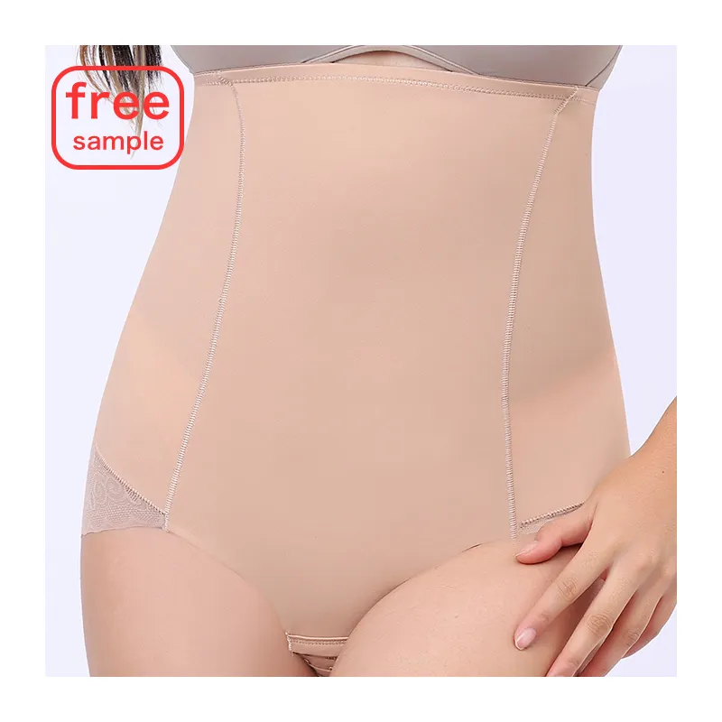 High waist slim Body-build wholesale comfort abdomen absorption pants sexy hip lifting body shaping pants lace bodyshaper wears
