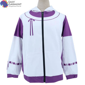 Sweat à capuche en chanvre violet, 360g, sur mesure, pour l'été - Product Image 2