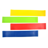 Bande d'exercice de boucle de résistance de yoga pour l'équipement de fitness Fitness et mise en forme du corps ensemble de bandes de résistance de Logo personnalisé