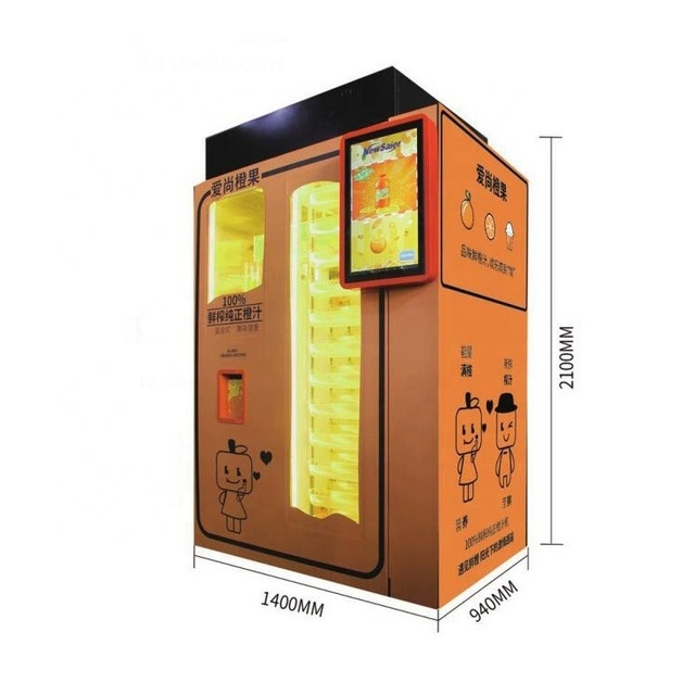 Customized Automatic Orange Juice Vending Machine