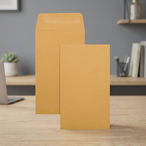 Enveloppe de poche en papier Kraft doré 85 g/m² No.3 Seed 95 x 55 mm, papier à fermeture humide, marque OEM, modèle 2136, usage spécial, fabriqué en Malaisie - Product Image 2