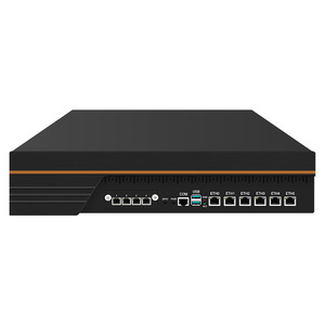 Serveur informatique industriel Zynshield 1U |   Passerelle pare-feu VPN Linux/ROS avec ports SFP+ double 5G/10G pour CPU de 12e/13e génération – En stock - Product Image 1