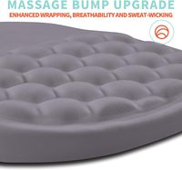 Alfombrilla de Ratón Ergonómica con Reposamuñecas de Espuma Viscoelástica Suave, Base Antideslizante y Duradera para Oficina y Computadora