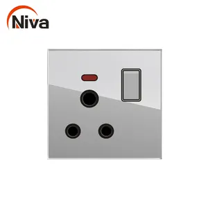 glass switches and sockets light switch modern 3d electric led assistive socket light