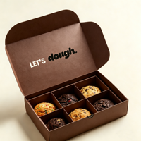 Boîtes d'emballage en carton pliables biodégradables pour desserts, vente en gros, emballage pour gâteaux, biscuits, emballage pour livraison, boîtes de boulangerie