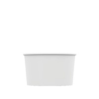 Gobelets et bols en papier jetables écologiques et durables de qualité alimentaire à paroi simple pour crème glacée, pots à yaourt avec couvercles - Taille dégustation professionnelle
