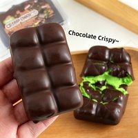 Jouet anti-stress en caoutchouc au chocolat croustillant, emballé individuellement, modèle Shenzhen XY-260013 pour les plus de 18 ans