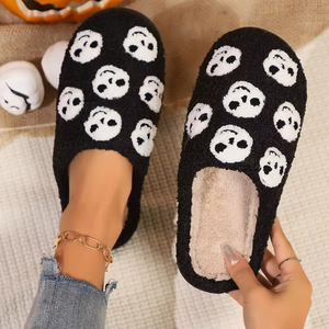 Wholesale 2026 Custom Home Ladies Men's Winter Christmas <b>Halloween</b> Indoor Anti-Slip Push Slides Light Weight <b>Slippers</b> for Women - Product Image 5