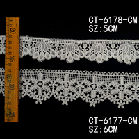 Garniture de broderie du fabricant Sequin large dentelle fleur bordure Crochet tissu pour vêtements pour chaussures et sacs