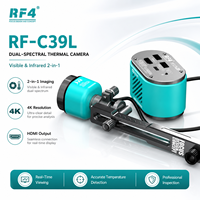 Kit de microscope à imagerie thermique RF4 4K, analyse thermique industrielle pour la détection des points chauds des semi-conducteurs et les tests de matériaux