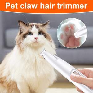 LED Light Rechargeable Electric Paw Claw Trimmer For <strong>Dogs</strong> Cats Luxury Waterproof Plastic Material Low Noise <strong>Pet</strong> <strong>Hair</strong> Shaver - Product Image 6