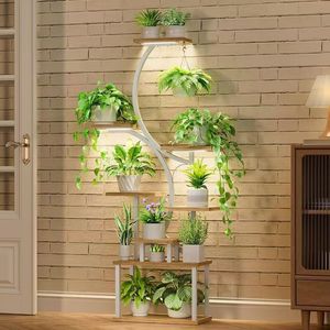 Factory Metal Plant Stand Flower Shelf 4 Tier Large Capacity Display Rack Storage Organizer for Home Garden Balcony - Product Image 2