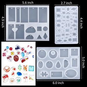 LS 83 pezzi fai da te Set di strumenti per colla di cristallo braccialetto ciondolo combinazione di stampi per gioielli con punta da trapano 12 paillettes colorate - Product Image 2