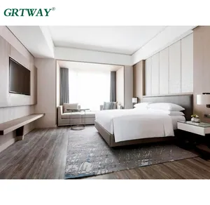 GRT5001 Юго-Восточная Азия стиль отельная спальная мебель комплекты Современный 5-Звездочный Marriott мебель для гостиниц
