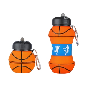 Bouteille d'eau de sport en silicone, portable, résistante aux chutes, pliable, de qualité alimentaire - Product Image 2