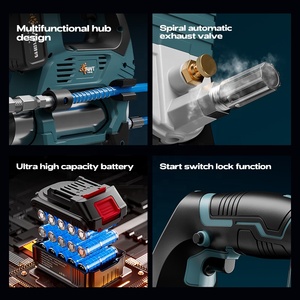 <span class=keywords><strong>Pistolet</strong></span> à graisse électrique sans fil Cavitt Unique Design Professional 21V Lithium Battery Electric 12000psi pour machines - Product Image 5