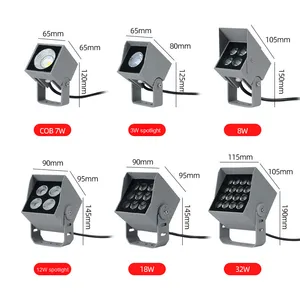 Piccolo faro quadrato a cubo a <span class=keywords><strong>LED</strong></span> IP65 impermeabile impermeabile per albero antipioggia - Product Image 6