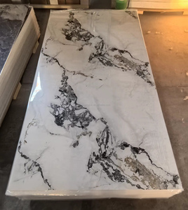 Panneau et plaque UV à texture marbre, haute brillance, résistant à l'eau et au feu, léger, pour la décoration intérieure - Product Image 3