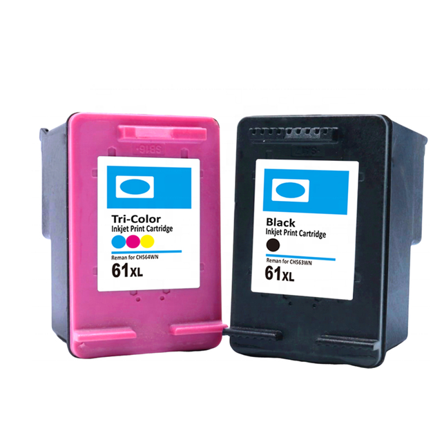 JCT Compatible Color Black Refillable Ink Cartridge for HP61(CH561WN) for HP Deskjet 1000 Series Printers Made in China