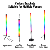 Tube LED RGB Pixel 360 Glow IP65 SPI DMX512 programmable, cinétique, adressable individuellement, installation d'éclairage de scène 3D
