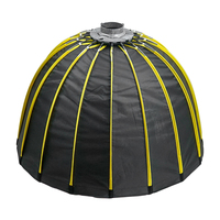 Boîte à lumière parabolique profonde de 70cm à dégagement rapide avec grille en nid d'abeille pour studio de photographie Bowens Mount
