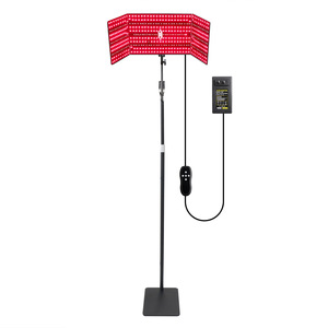 หลอดไฟ LED อินฟราเรดขนาดใหญ่ สีแดง สำหรับกายภาพบำบัด ปรับเวลาได้ พับเก็บได้ ใช้สำหรับดูแลผิวพรรณ เหมาะสำหรับใช้ในบ้านและร้านเสริมสวย - Product Image 1