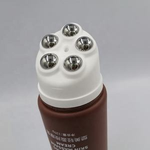 Plastik kosmetik portabel 5 manik-manik bola pijat tabung krim Lotion kemasan kosmetik dengan 5 baja tahan karat bola <span class=keywords><strong>Roller</strong></span> - Product Image 2