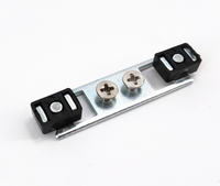 Système de porte coulissante suspendue Inversion synchronisée Système de porte coulissante en aluminium Rail de porte coulissante pour système de voie