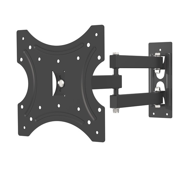 Extendable Full Motion TV Wall Mount Articulating Pull Down Bracket Tilt and Swivel