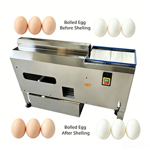 Machine industrielle à grande capacité <span class=keywords><strong>pour</strong></span> peler les œufs durs avec réservoir d'eau circulante <span class=keywords><strong>pour</strong></span> usine de transformation alimentaire - Product Image 1