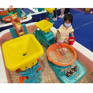 Công viên giải trí bằng gỗ hồ cát lấp đầy hoa sen trẻ em hạt cát gỗ rắn hạt gỗ nhỏ hạt - Product Image 6