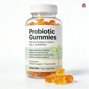 Gomitas Probióticas OEM/ODM con Bacillus Coagulans, Apoyo Digestivo e Inmunológico, a Base <span class=keywords><strong>de</strong></span> Pectina, Sin Gluten, Suplemento Dietético GMP/Halal/Kosher - Product Image 1