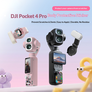Premium 3M Full Body Skin for Osmo Pocket 4 Pro Vlogging Camera Protective Wrap <strong>Sticker</strong> No Residue Easy Install - Product Image 3
