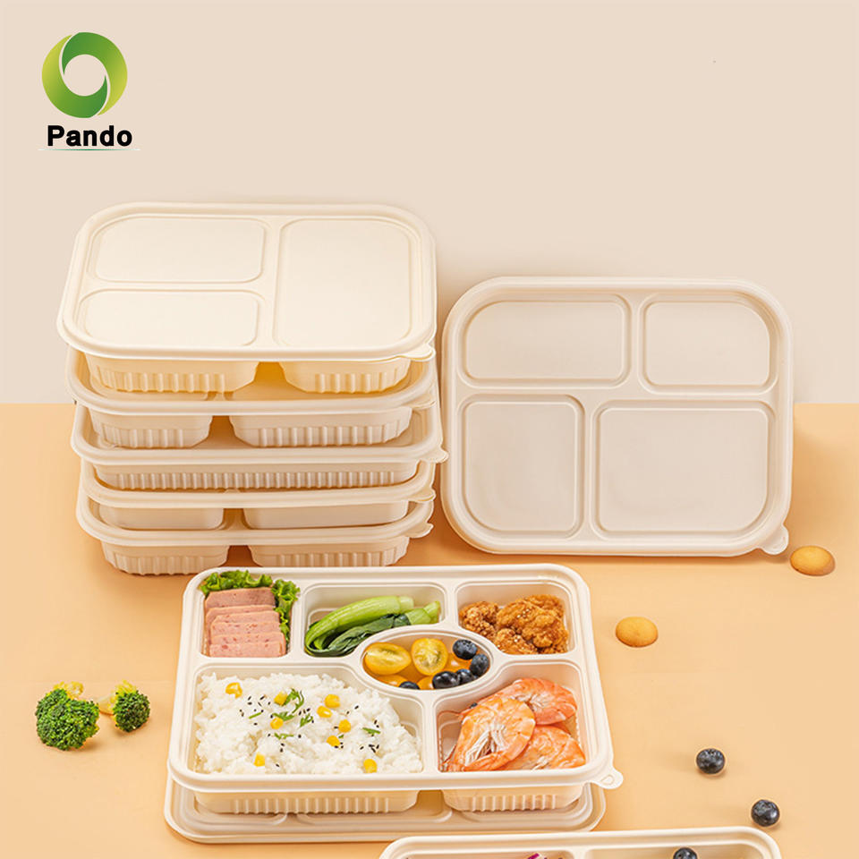 Biodegradable Disposable Corn Starch Food Container Take Out Lunch Box ...