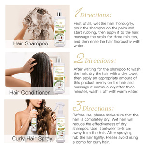 <span class=keywords><strong>Spray</strong></span> Liquide Soin Capillaire Naturel <span class=keywords><strong>Cheveux</strong></span> <span class=keywords><strong>Bouclés</strong></span> Africains Marque Propre 250ml Sans Sulfate Huile de Coco Nourrissant Anti-pelliculaire Réparateur - Product Image 6