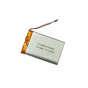 中国制造商503450锂聚合物电池3.7v 1000mah 3.7v数码产品/平板电脑用锂离子聚合物电池