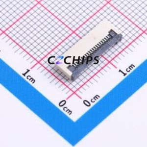 XW0520012-200R-001 FFC/FPC Connector SMD,P=0.5mm,Horizontal Mount Connector Flip Cover Type Bottom Contact 20P 0.5mm - Product Image 1