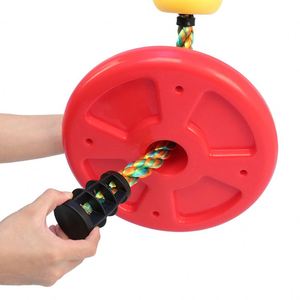 Cuerdas de columpio de disco para patio trasero para niños con cuerda, columpios sensoriales para interiores, habitación de niños, colgante al aire libre, Escuela Deportiva de plástico - Product Image 5
