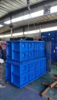 Moule en acier pour mur de soutènement en béton préfabriqué, type Lego, robuste, pour blocs emboîtables, coffrage modulaire empilable pour construction de barrières