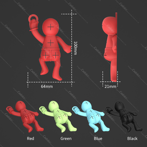 Supports de stylos et crayons en silicone pour bureau et salle de classe, design Prisonnier - Product Image 3