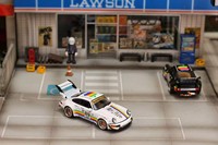 Modèle de voiture miniature en alliage moulé sous pression SW RWB 964 Widebody modifié à l'échelle 1:64, personnalisé, simulation, ornement de collection