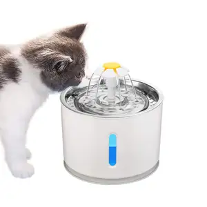 Customized Stainless Steel Automatic Cat Drinking Water Dispenser Intelligence Cat Water Fountain