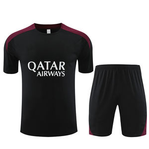 Sommer-Fußballtrikots Kurzarm-Trainingsanzug Trikot 24/25 Paris Atmungsaktives Polyester Schnelltrocknend Rundhalsausschnitt Unisex Sportbekleidung - Product Image 1