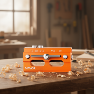 Kit de plantilla para espigas Vevor de 1/4 a 1/2 pulgada con autocentrado para taladrado en carpintería - Product Image 2