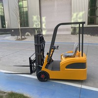 FS FS-10 Indoor Dreirad-Gabelstapler mit Lithium-Ionen-Batterie und Hydraulischem Seitenschieber für Palettenbe- und -entladung