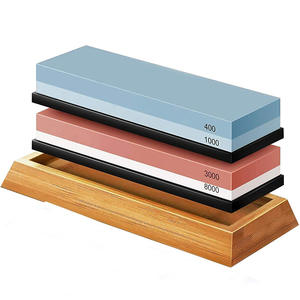 Juego de piedras <span class=keywords><strong>para</strong></span> <span class=keywords><strong>afilar</strong></span> <span class=keywords><strong>cuchillos</strong></span> Grit 400/1000 3000/8000 <span class=keywords><strong>Piedra</strong></span> <span class=keywords><strong>para</strong></span> <span class=keywords><strong>afilar</strong></span> <span class=keywords><strong>Cuchillos</strong></span> Juego de piedras Base de bambú antideslizante - Product Image 2