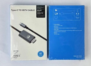 <span class=keywords><strong>Adaptateur</strong></span> de transfert audio-vidéo haute vitesse 4K UHD Type-<span class=keywords><strong>C</strong></span> en alliage d'aluminium plaqué or compatible <span class=keywords><strong>Thunderbolt</strong></span> 3 pour ordinateur et téléviseur - Product Image 5