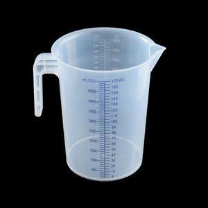 <b>Measuring</b> <b>Cup</b> <b>Set</b> Transparent Plastic With Scale Kitchen Baking Milk Tea 5L 210mm Cylindrical - Product Image 2