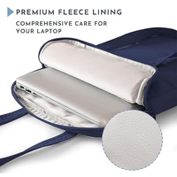 Housse pour ordinateur portable rembourrée, sacoche de transport fine pour ordinateur portable, sac à main bandoulière, housse de protection pour ordinateur portable pour femmes