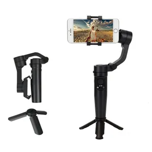 Klappbarer 3-Achsen-Hand-Gimbal-Stabilisator F3 Mini-Gimbal-Stabilisator Xs Action-Kamera Vlog Live Stativ zum Anbringen für iPhone